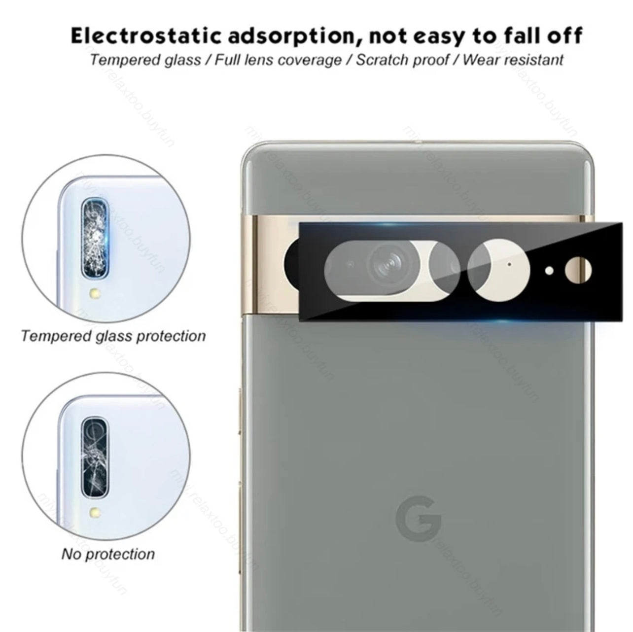 Yamizoo Branded Premium 9H Clear Camera Lens Protector - 1pc pour Apple iPhone 11 Series Yamizoo Branded Premium 9H Clear Camera Lens Protector - 1pc pour Apple iPhone 11 Series